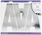 Sticko Alphabet Stickers - Futura Regular Jumbo, Silver Foil, 76pcs
